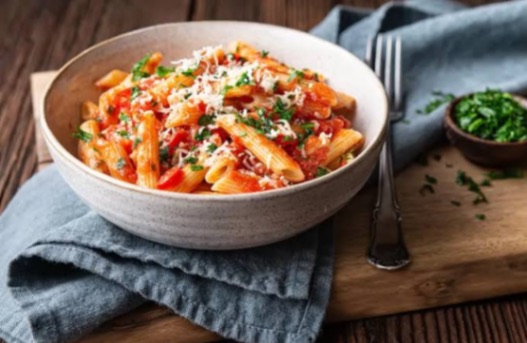 Penne - Sebzeli fesliyenli